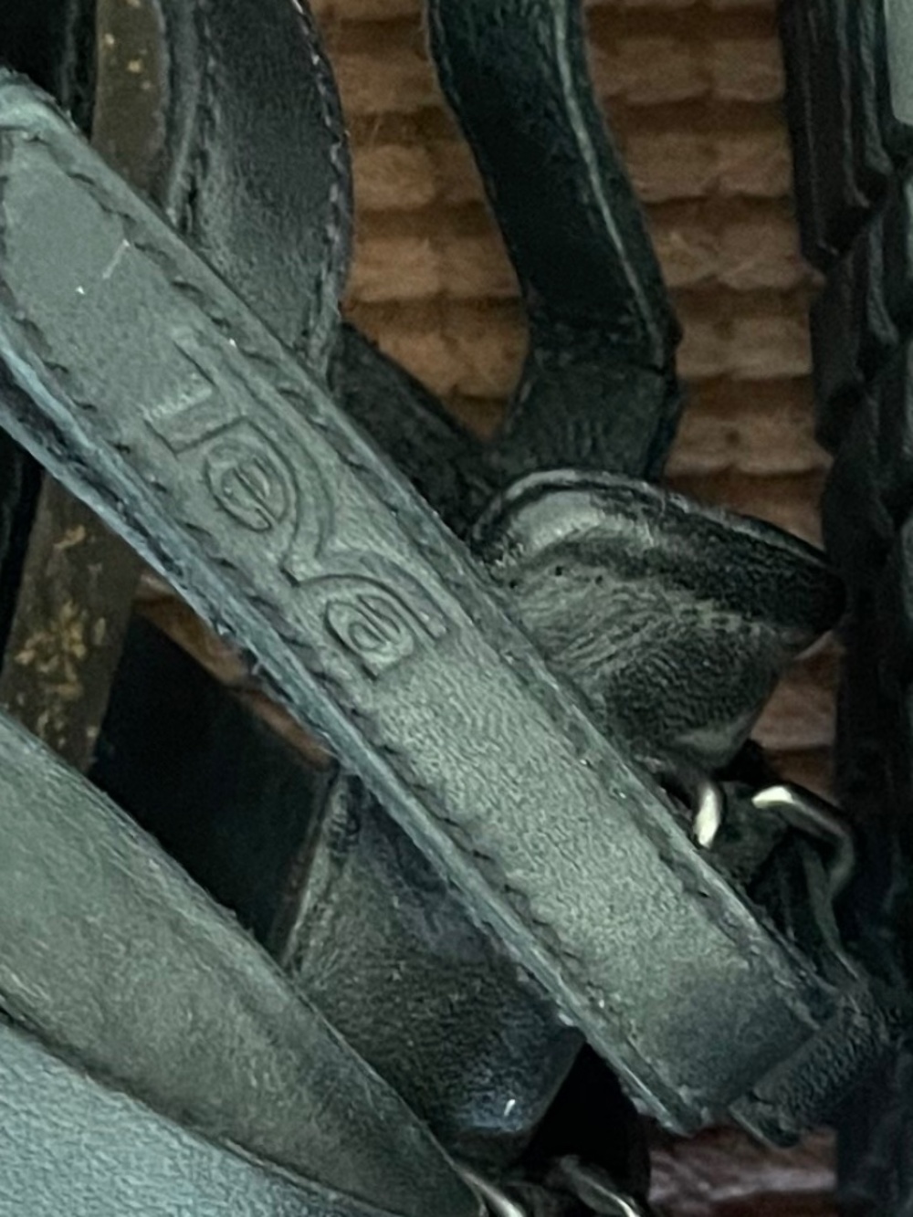 PRICE DROP! TEVA Cabrillo Wedge Heel Leather Sandals - Size 9.5 - Picture 6 of 12